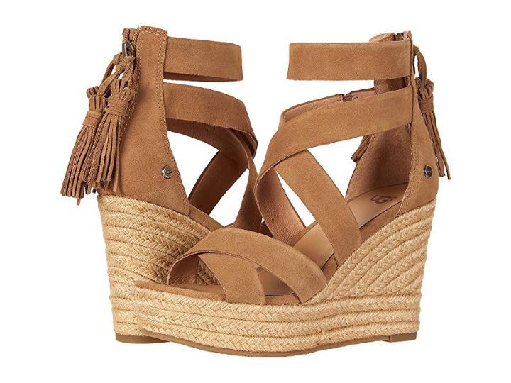 Ugg Raquel (chestnut) Women's Wedge Shoes