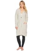 Ugg Judith Hooded Cardigan (driftwood 1) Women's Sweater