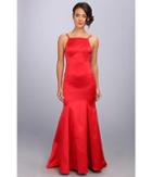 Abs Allen Schwartz Double Strap Open Back Mermaid Dress (red) Women's Dress