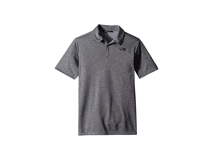 The North Face Kids Polo Top (little Kids/big Kids) (tnf Medium Grey Heather/graphite Grey) Boy's T Shirt