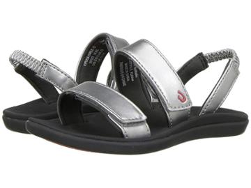 Olukai Kids Kipuka (toddler/little Kid/big Kid) (silver/dark Shadow) Girls Shoes