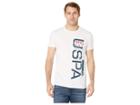 U.s. Polo Assn. Side Screen Crew Tee (white) Men's Clothing