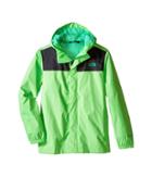 The North Face Kids Zipline Rain Jacket (little Kids/big Kids) (electric Mint Green (prior Season)) Boy's Coat