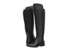 Bandolino Chieri Wide Calf (black Santiago Leather/lycra) Women's Boots