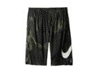 Nike Kids Dry Print Training Short (big Kids) (black/white) Boy's Shorts