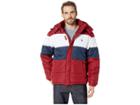 U.s. Polo Assn. Color Block Bubble (university Red) Men's Coat