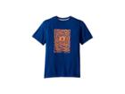 Volcom Kids Engulf Short Sleeve Tee (big Kids) (camper Blue) Boy's T Shirt