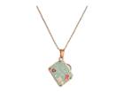 Alex And Ani 32 Color Infusion Bon Voyage Necklace (rose Gold) Necklace
