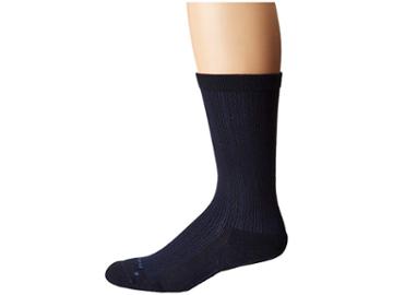 Feetures Texture Cushion Crew Sock (navy) Crew Cut Socks Shoes