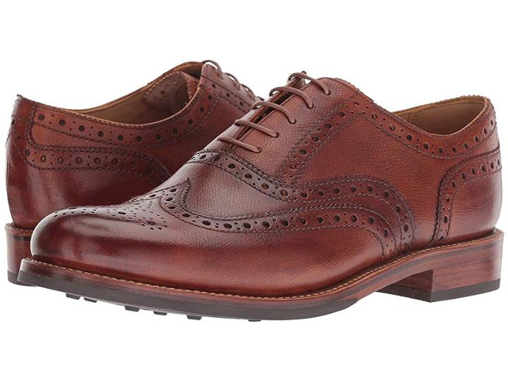 Grenson Stanley Brogue (tan Hand Painted Grain) Men's Boots
