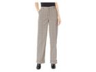Vince Camuto Country Check Wide Leg Cuffed Pants (rich Black) Women's Casual Pants