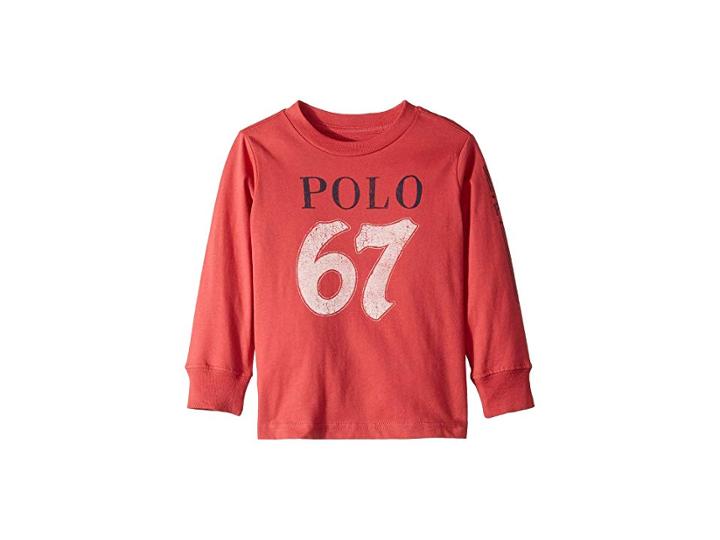 Polo Ralph Lauren Kids Cotton Jersey Graphic T-shirt (toddler) (nantucket Red) Boy's Clothing