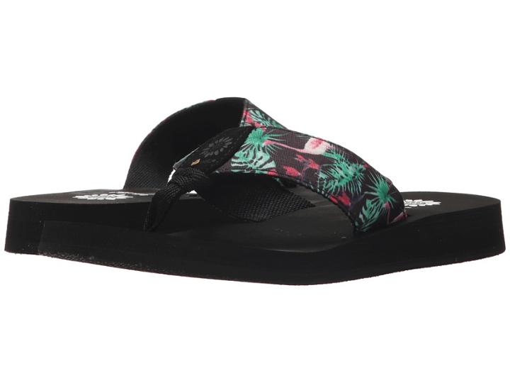 Yellow Box Flamengo (black) Women's Sandals