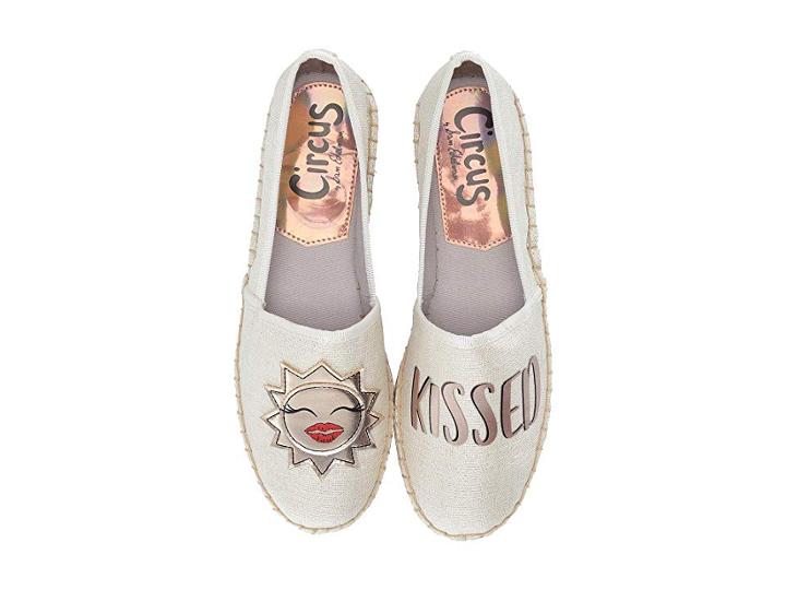 Circus By Sam Edelman Leni-46 (modern Ivory (sun Kissed) Lightweight Linen Metallic Fabric) Women's Shoes