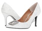 J. Renee Bilboa (white/silver) Women's Shoes
