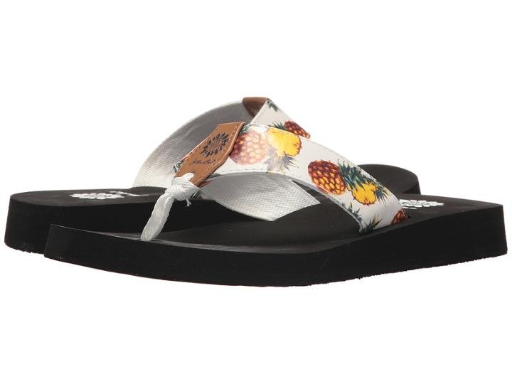 Yellow Box Pina Colada (white) Women's Sandals