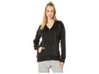 P.j. Salvage Silky Lounge Zip-up Jacket (black) Women's Coat