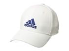 Adidas Gameday Stretch Fit Cap (white/collegiate Royal) Caps