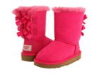 Ugg Kids Bailey Bow (toddler/little Kid) (cerise) Girls Shoes