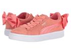 Puma Kids Suede Bow Ac Ps (little Kid/big Kid) (shell Pink) Girls Shoes