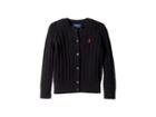 Polo Ralph Lauren Kids Cable-knit Cotton Cardigan (toddler) (polo Black) Girl's Sweater