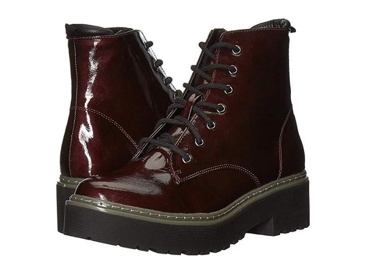 Jane And The Shoe Lenora (burgundy Patent) Women's Boots