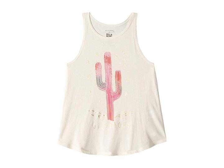 Billabong Kids Desert Sky Tank Top (little Kids/big Kids) (white Cap) Girl's Sleeveless
