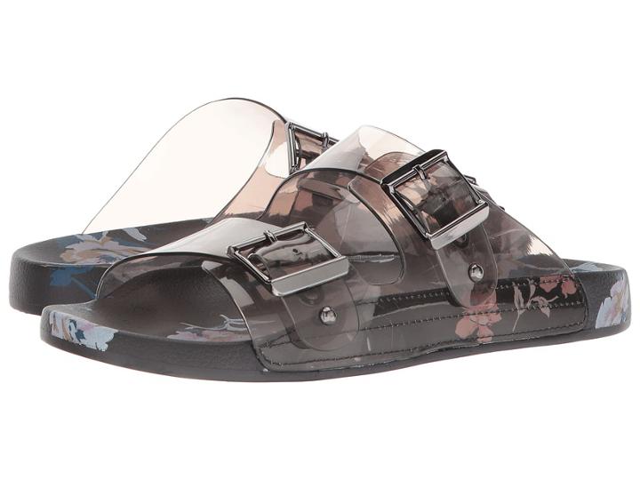 Jessica Simpson Prespen (dark Grey Vinyl) Women's Shoes