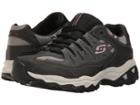 Skechers Afterburn M. Fit (char/black) Men's Lace Up Casual Shoes