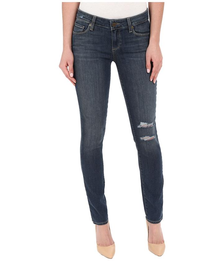 Paige Skyline Ankle Peg In Brooks Destructed (brooks Destructed) Women's Jeans