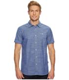 The North Face Short Sleeve Baker Shirt (brit Blue) Men's Short Sleeve Button Up
