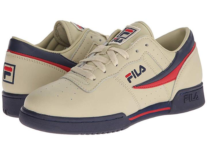 Fila Original Fitness (cream/peacoat/fila Red) Men's Shoes