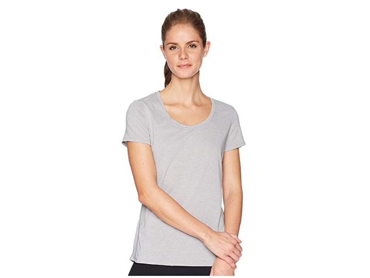 Under Armour Streaker Short Sleeve Tee (steel Light Heather/reflective) Women's Short Sleeve Pullover