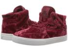 Supra Kids Vaider (toddler) (dark Ruby/white) Kids Shoes
