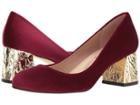 French Sole Trance-x (ruby Red Velvet) High Heels