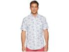 Vineyard Vines Sailing Scene Short Sleeve Classic Murray Shirt (white Cap) Men's Clothing