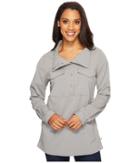 Mountain Hardwear Citypasstm Long Sleeve Popover (manta Grey) Women's Long Sleeve Button Up