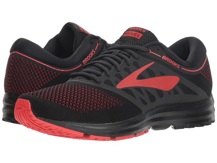 Brooks Revel (black/red/grey) Men's Running Shoes