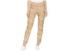 Krazy Larry Pull-on Ankle Pants (taupe Swirls) Women's Dress Pants