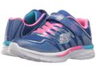 Skechers Kids Dream N' Dash 81131l (little Kid/big Kid) (blue/pink) Girl's Shoes