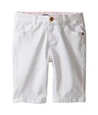 Tommy Hilfiger Kids Classic Bermuda Shorts (little Kids/big Kids) (white) Girl's Shorts