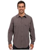 Woolrich Midway Solid Shirt (slate) Men's Short Sleeve Button Up