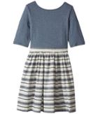 Fiveloaves Twofish Grand Tour Abbie Dress (little Kids/big Kids) (indigo) Girl's Dress