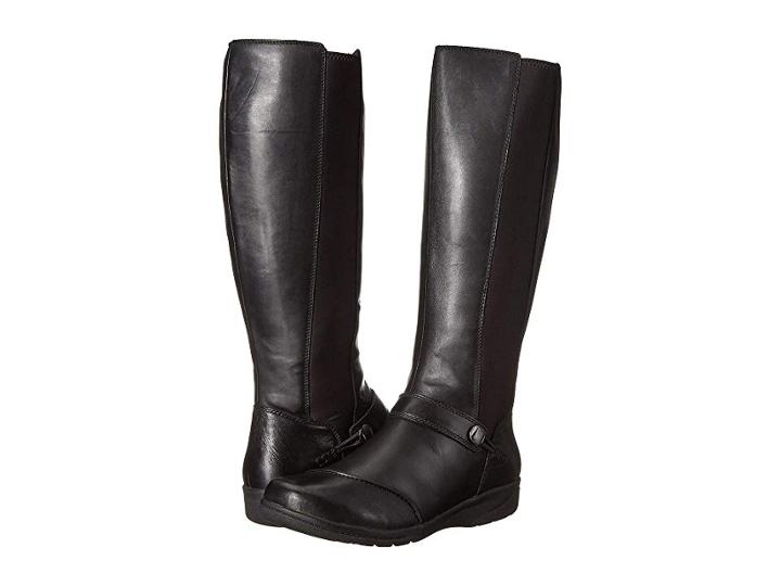 Clarks Cheyn Meryl (black Leather) Women's Shoes