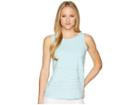 White Sierra Shadow Tank Top (aqua) Women's Sleeveless