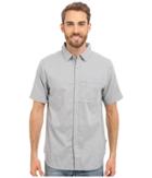 The North Face Short Sleeve Red Point Shirt (mid Grey (prior Season)) Men's Short Sleeve Button Up
