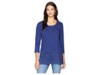 Fresh Produce Sandpiper Top (moonlight Blue) Women's Long Sleeve Pullover