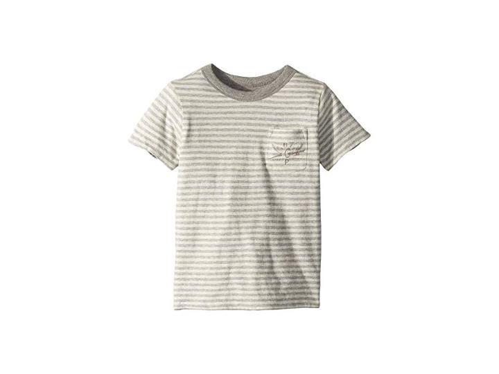 Polo Ralph Lauren Kids Reversible Cotton T-shirt (little Kids/big Kids) (battalion Heather Multi) Boy's Clothing
