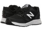 New Balance Kids Kr455v1 (little Kid/big Kid) (black/white) Boy's Shoes