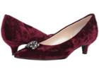 Caparros Oligarch (burgundy Crushed Velvet) Women's Shoes